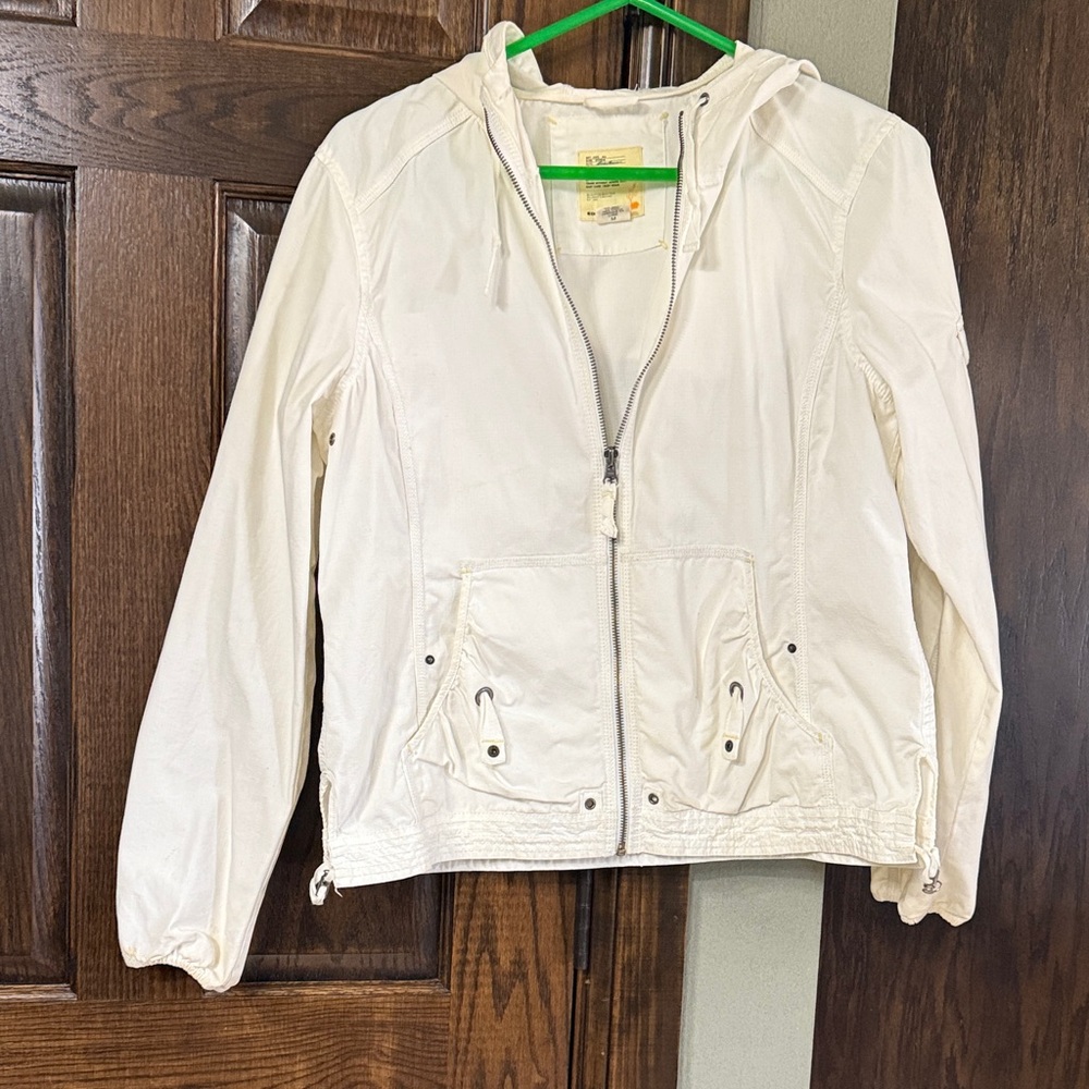 Eddie Bauer White Utility Jacket
